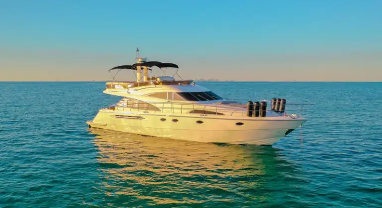 Cancun 68ft Fairline Yacht Charter Luxury Private