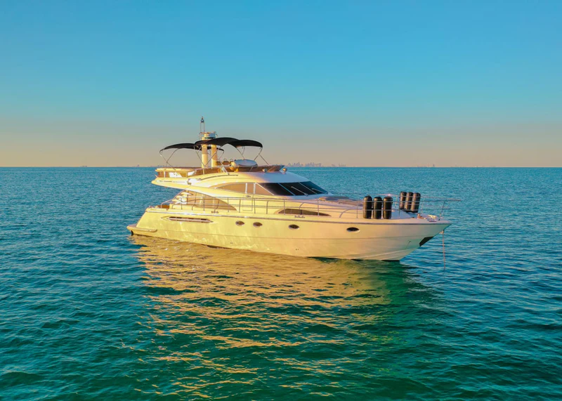 Cancun 68ft Fairline Yacht Charter Luxury Private