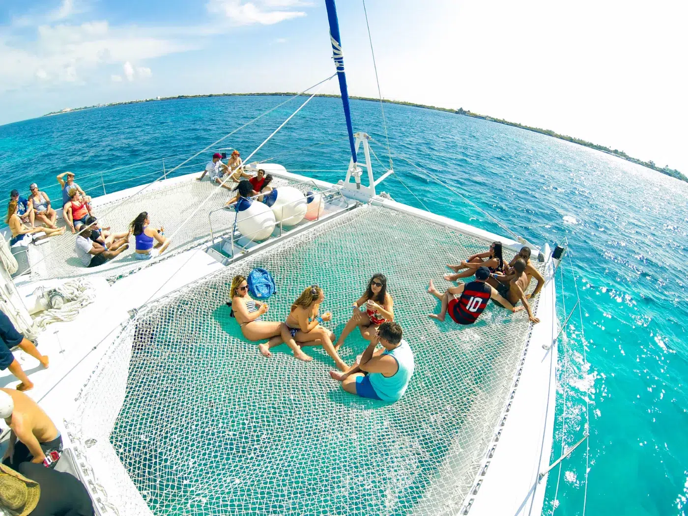 75FT Catamaran Cancun Private Luxury Charter