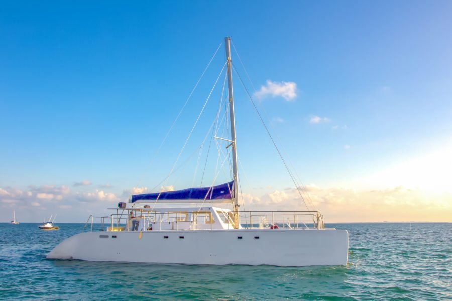 65ft Catamaran Rental Cancun to Isla Mujeres