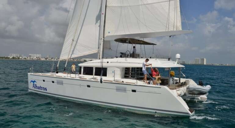 Atlantis II 52ft Catamaran Rental Cancun to Isla Mujeres