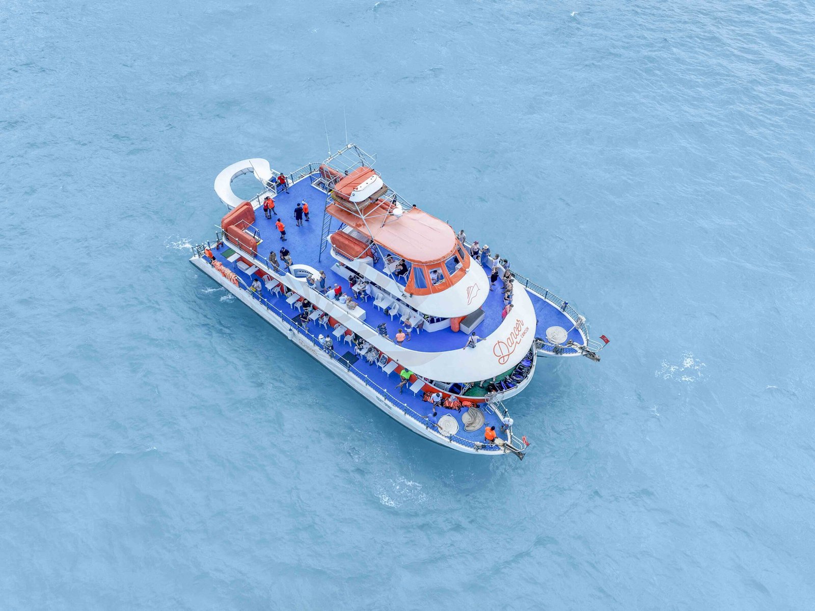 Cancun Party Boat Rental for 140 Guests with Open Bar