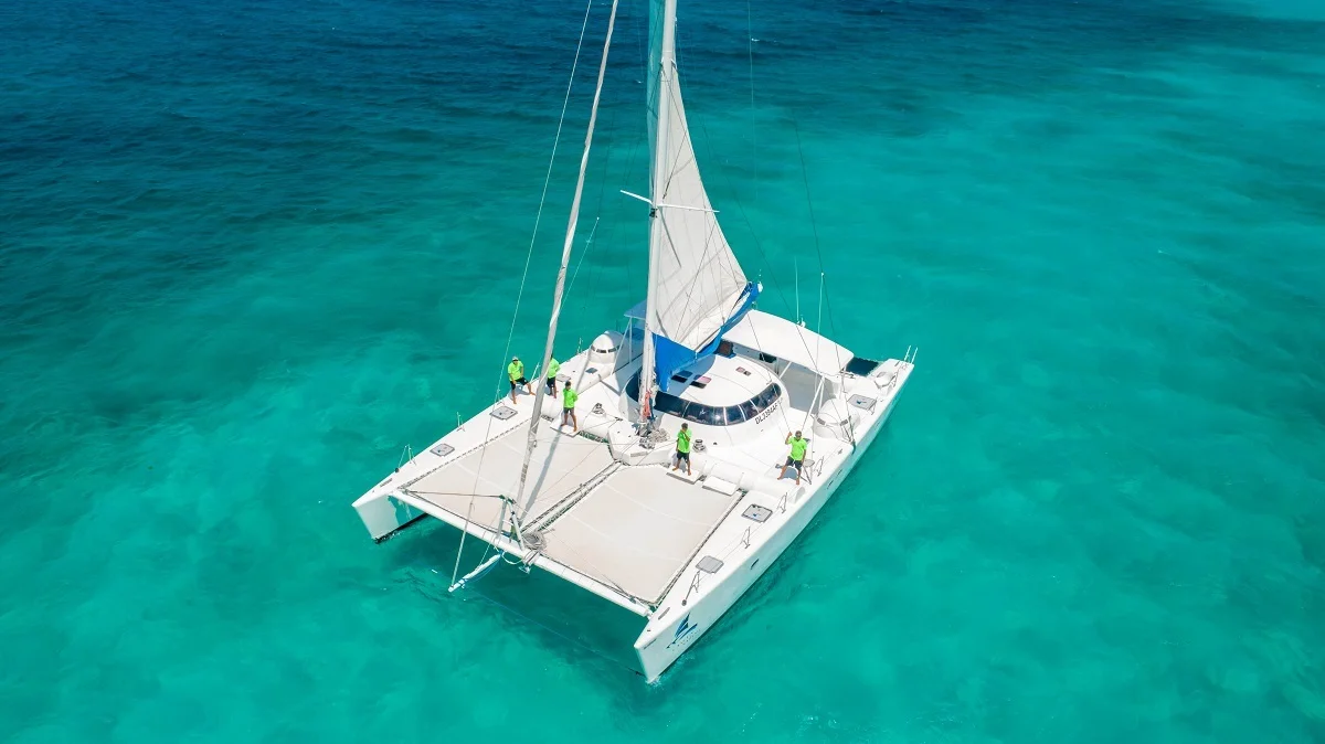 Induna 68ft Catamaran Rental Cancun to Isla Mujeres