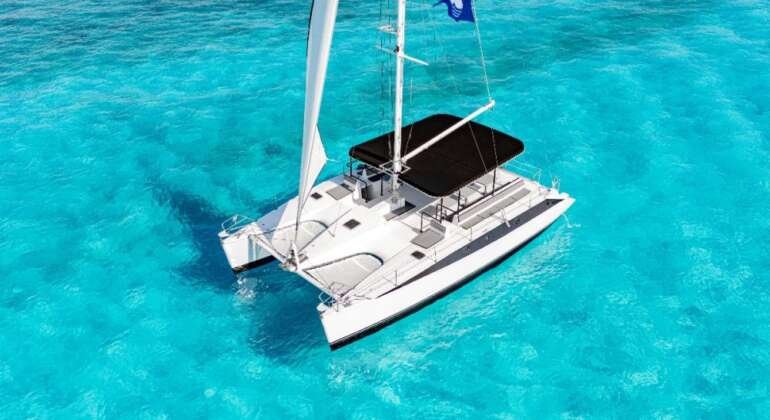 Cancun 50ft Luxury Catamaran Rental to Isla Mujeres