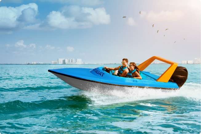 boat-rental-marina-aquatours-cancun Boat rental Marina Aquatours Cancun yacht cruising in lagoon and sea