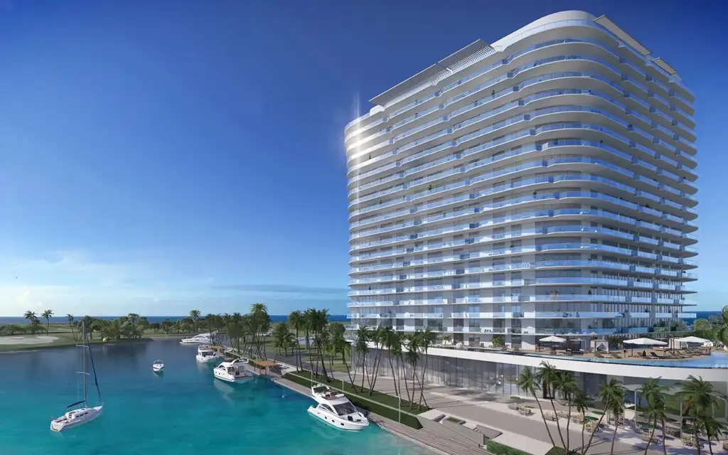 boat-rental-sls-harbour-novo-cancun Boat rental SLS Harbour Novo Cancun yacht cruising in lagoon and sea